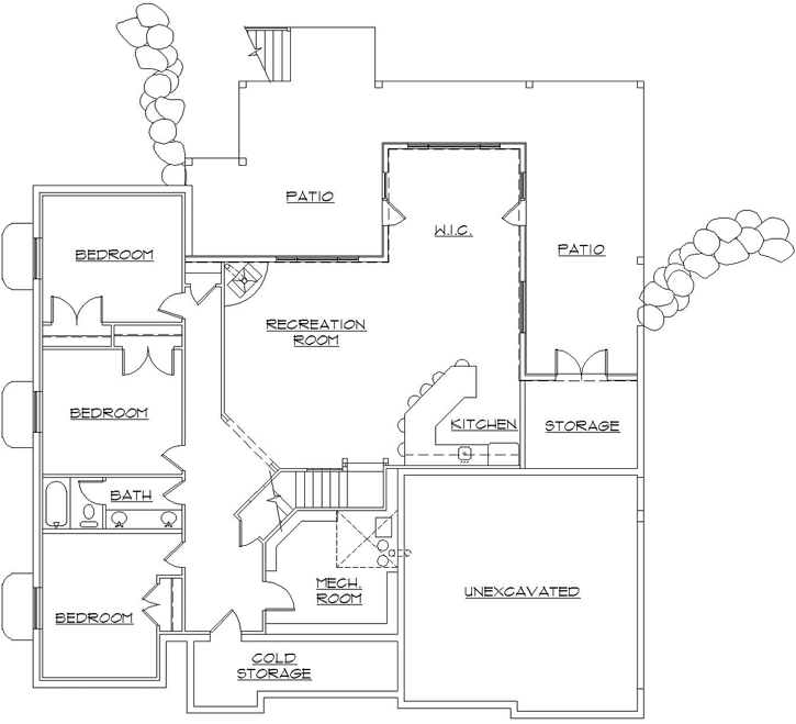 Lower Floor Plan: 53-127