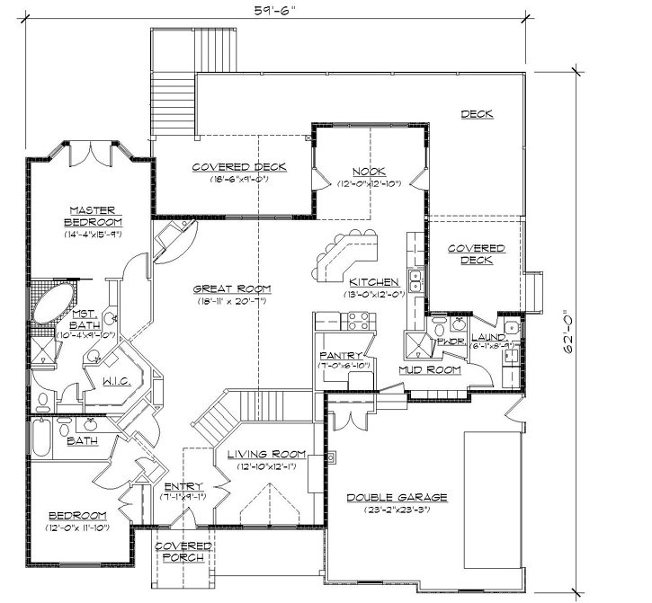 Main Floor Plan: 53-127