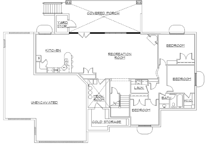 Lower Floor Plan: 53-128