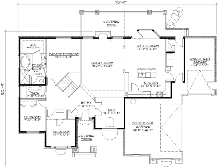 Main Floor Plan: 53-129