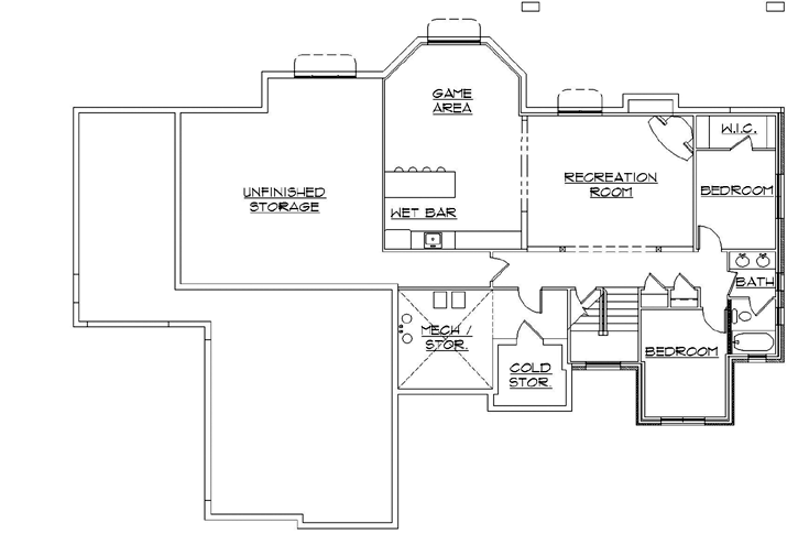 Lower Floor Plan: 53-130