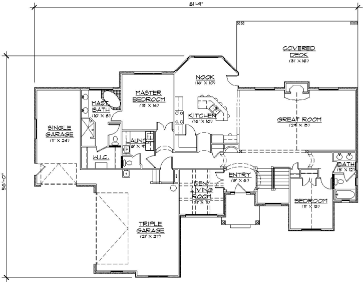 Main Floor Plan: 53-130