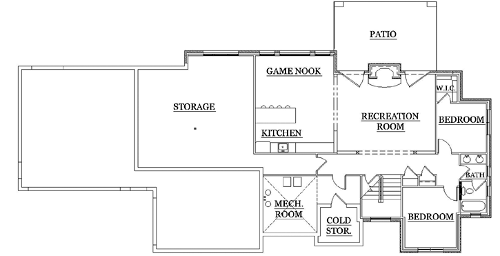 Lower Floor Plan:53-132