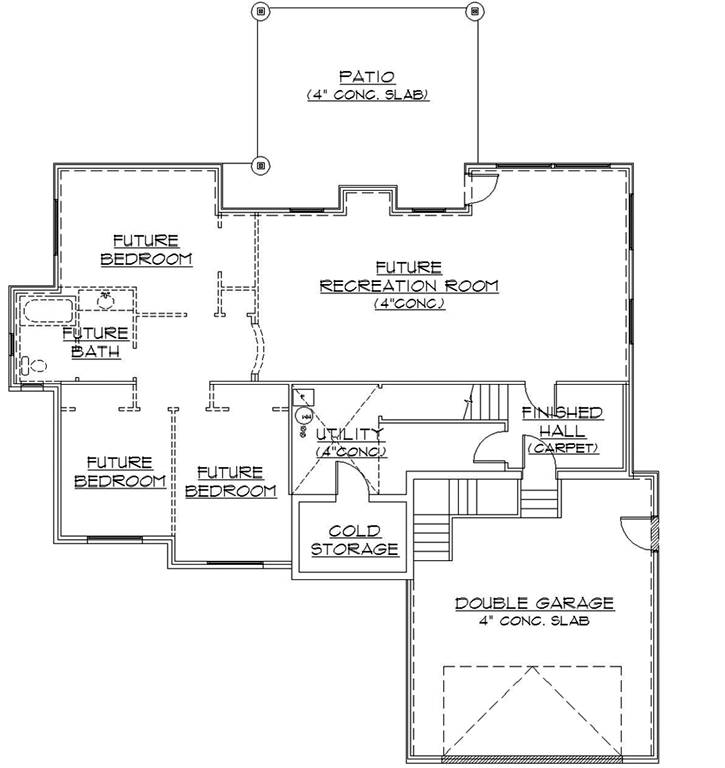 Lower Floor Plan: 53-133