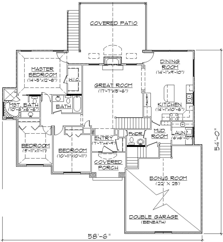 Main Floor Plan: 53-133