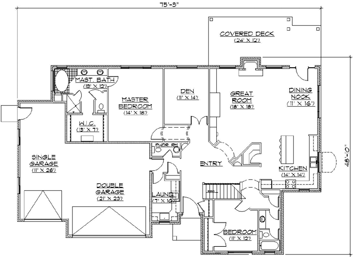 Main Floor Plan: 53-135
