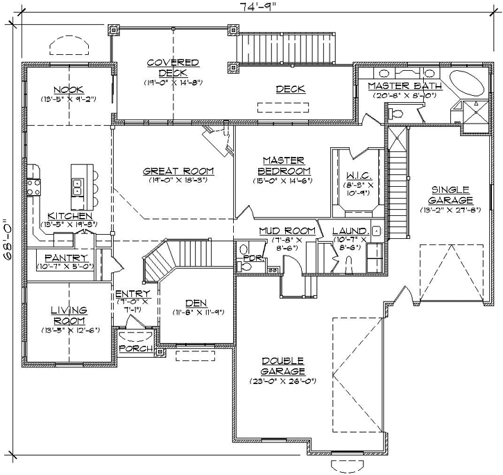 Main Floor Plan: 53-137