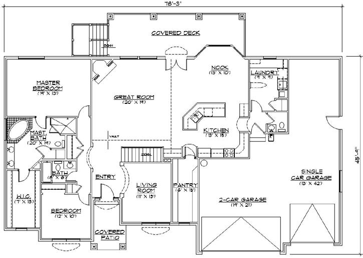 Main Floor Plan: 53-141