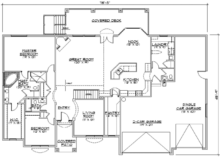 Main Floor Plan: 53-142
