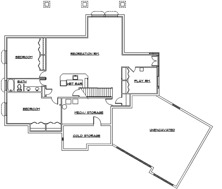 Lower Floor Plan: 53-144