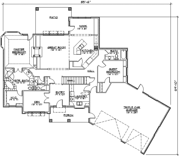 Main Floor Plan: 53-144
