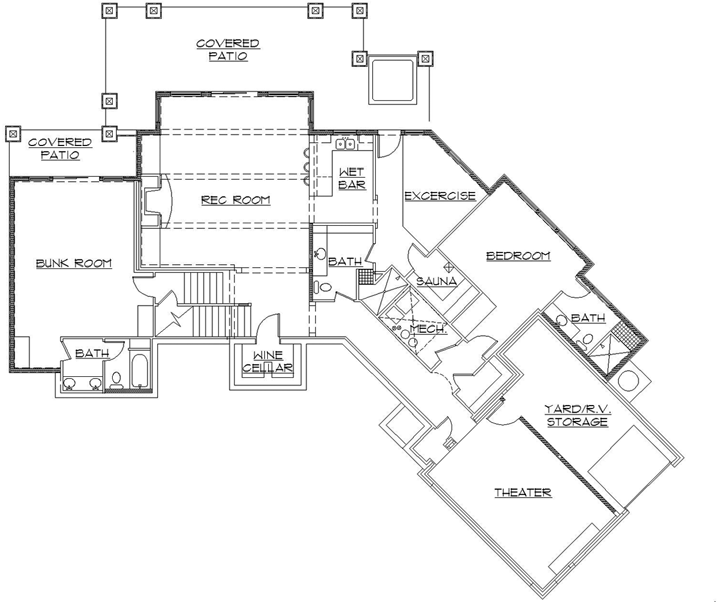 Lower Floor Plan: 53-145