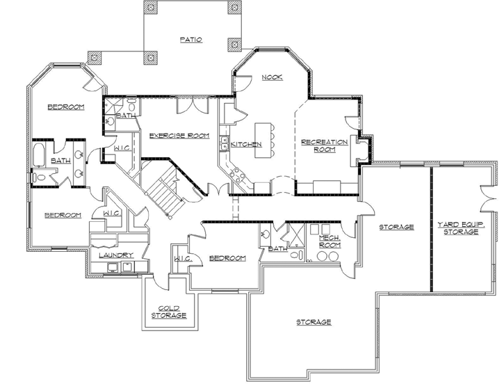 Lower Floor Plan: 53-150