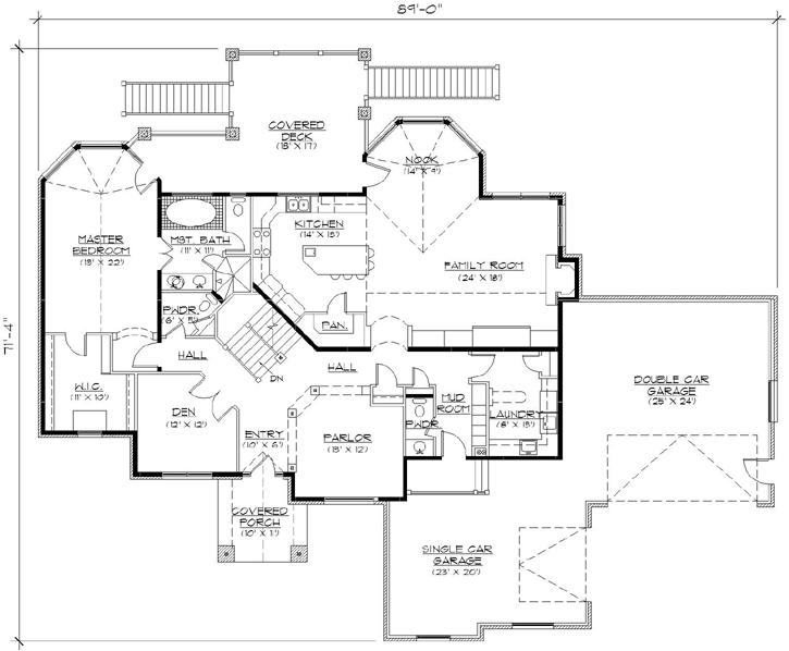 Main Floor Plan: 53-150