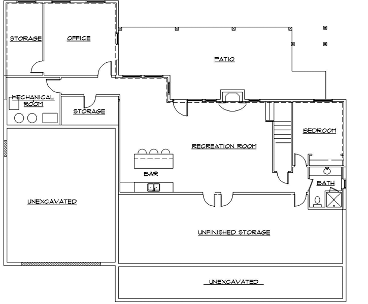 Lower Floor Plan: 53-151