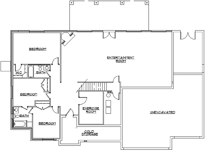 Lower Floor Plan: 53-154