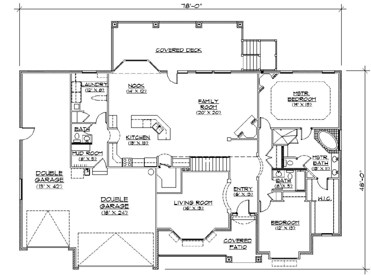 Main Floor Plan: 53-154