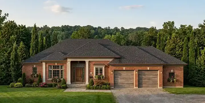 Traditional house plans 53-156 - front exterior, 2,373 sq ft, 3 bed, 2 bath house plans | Monster House Plans