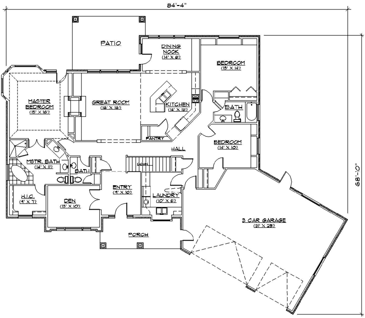Main Floor Plan: 53-156