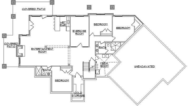 Lower Floor Plan: 53-157