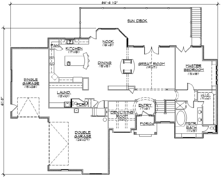 Main Floor Plan: 53-158
