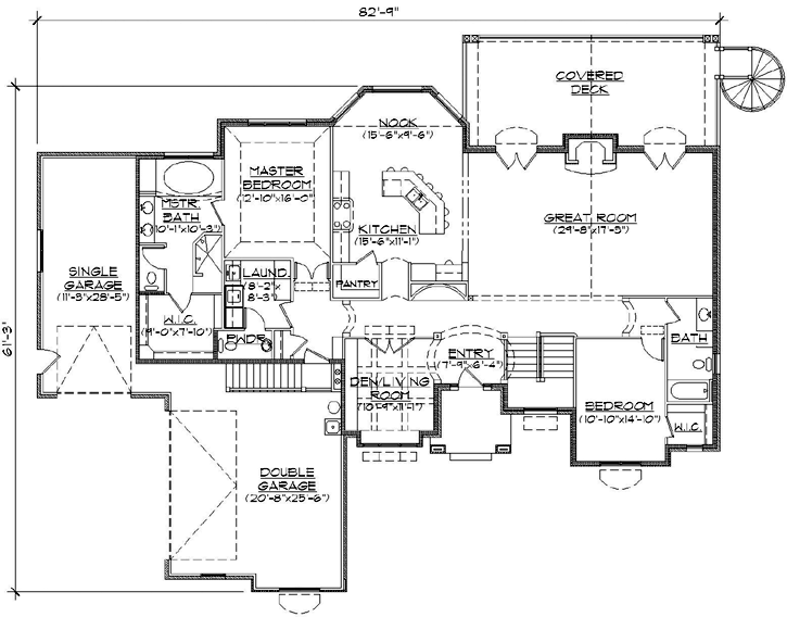 Main Floor Plan: 53-163