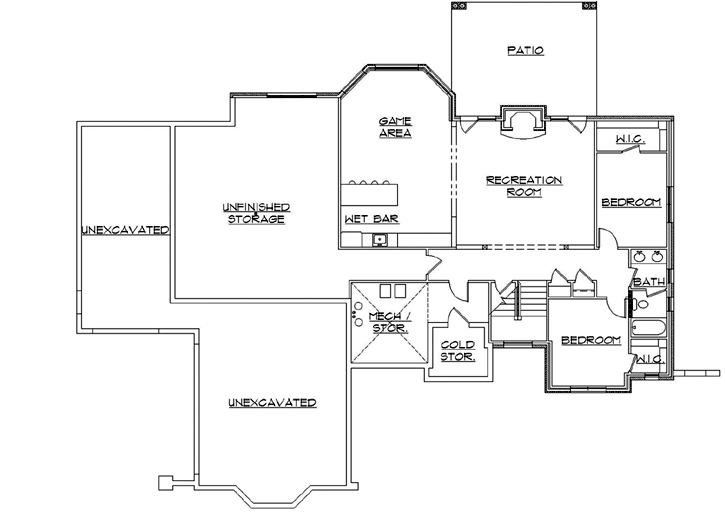 Lower Floor Plan:53-164
