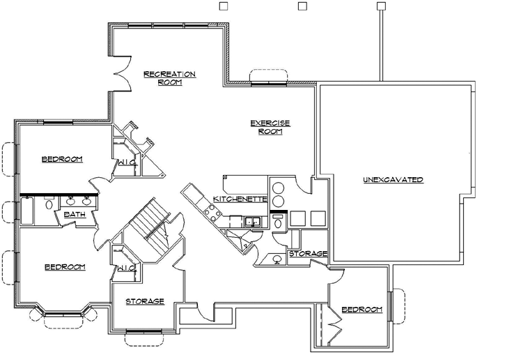 Lower Floor Plan: 53-165