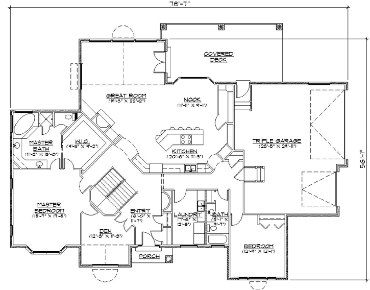 Main Floor Plan: 53-165
