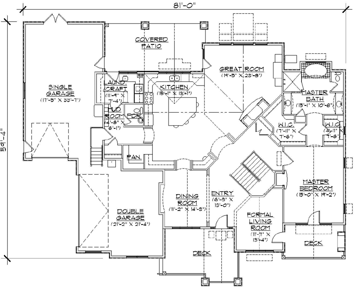 Main Floor Plan: 53-167