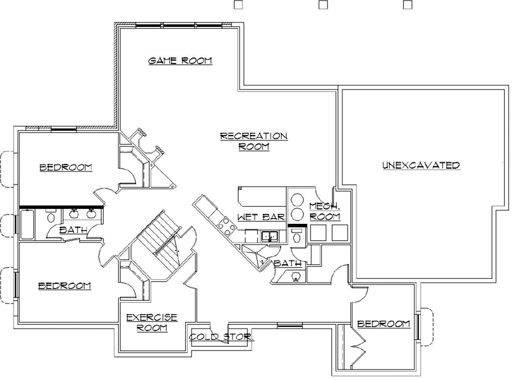 Lower Floor Plan: 53-168