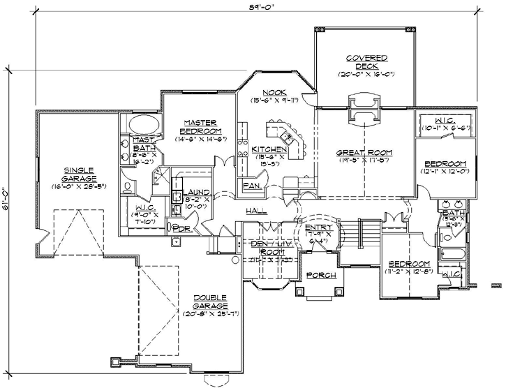Main Floor Plan: 53-174