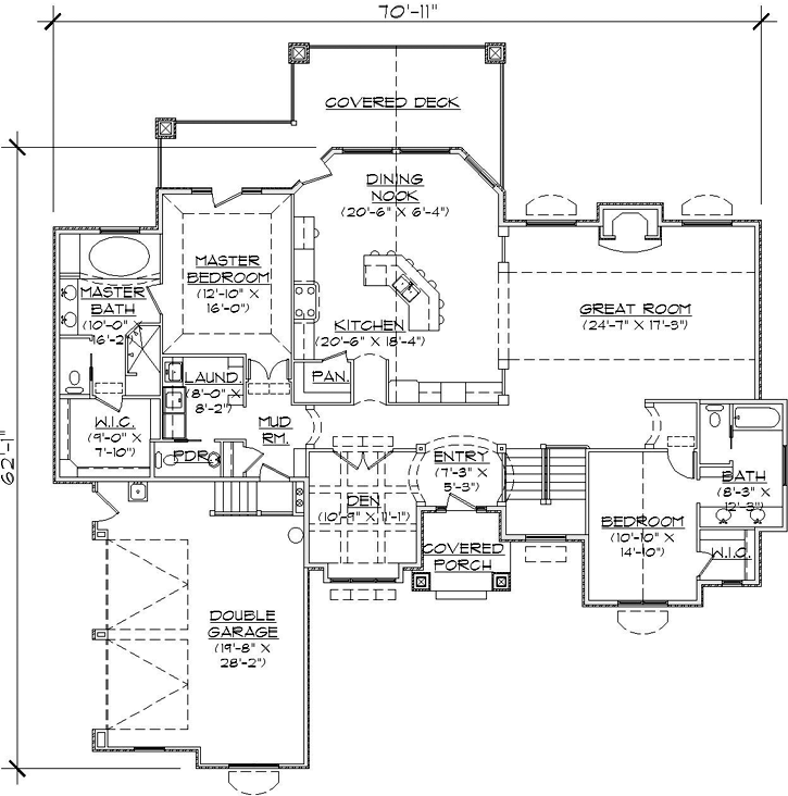 Main Floor Plan: 53-176