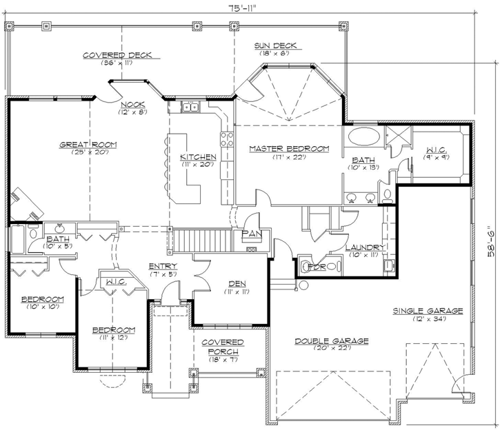 Main Floor Plan: 53-178