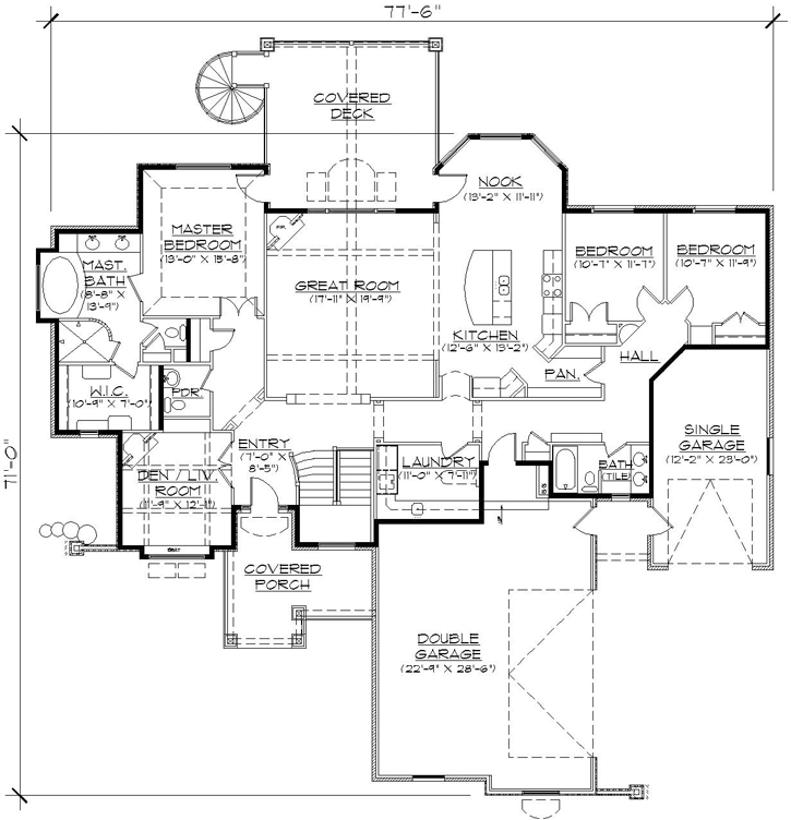 Main Floor Plan: 53-179