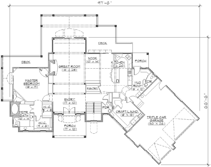 Main Floor Plan: 53-180
