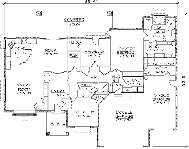 Main Floor Plan: 53-181