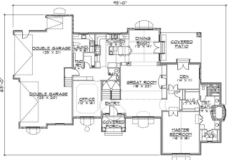Main Floor Plan: 53-182