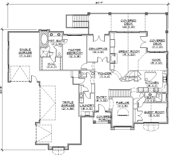 Main Floor Plan: 53-183