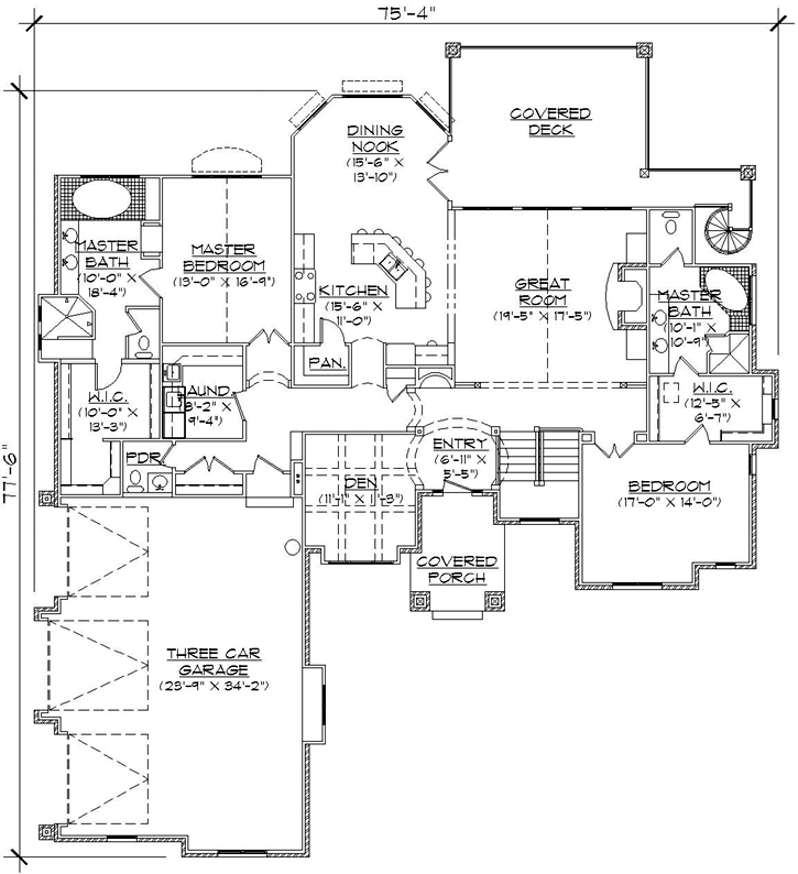 Main Floor Plan: 53-185