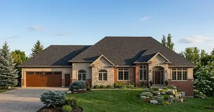 Traditional house plans 53-187 - front exterior, 2,591 sq ft, 1 bed, 1 bath house plans | Monster House Plans