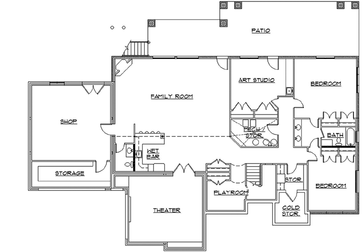 Lower Floor Plan: 53-187