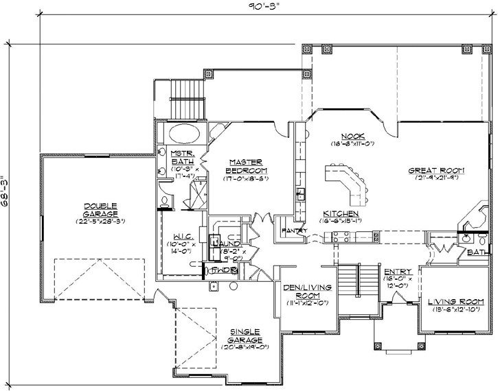 Main Floor Plan: 53-187