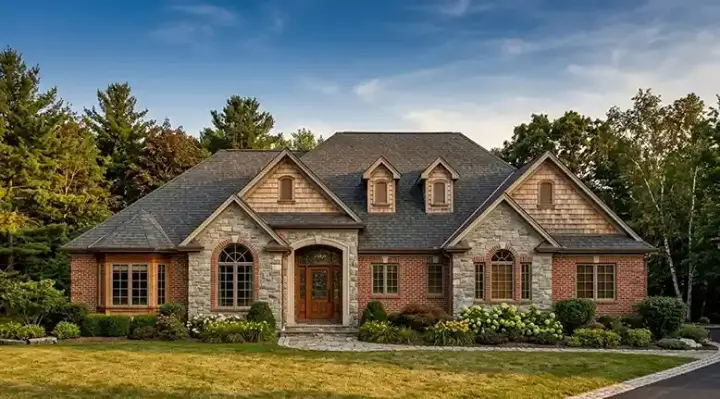 Traditional house plans 53-190 - front exterior, 2,602 sq ft, 3 bed, 2 bath house plans | Monster House Plans