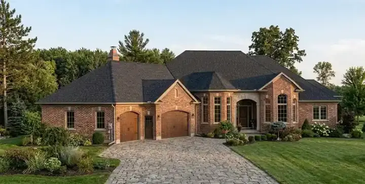 Traditional house plans 53-193 - front exterior, 2,624 sq ft, 3 bed, 2 bath house plans | Monster House Plans