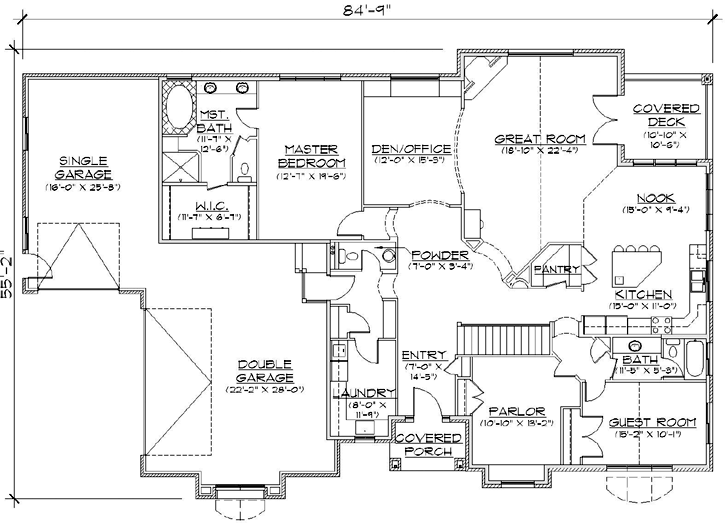 Main Floor Plan: 53-194