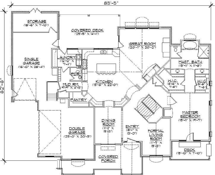 Main Floor Plan: 53-195