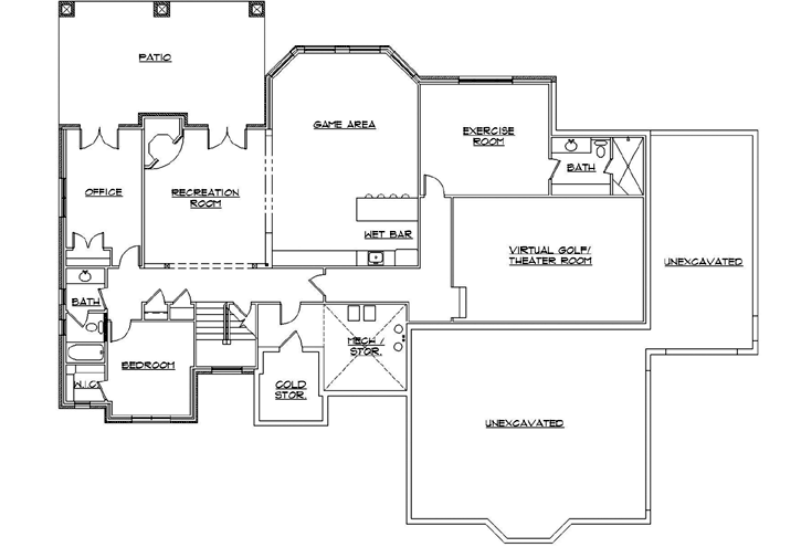 Lower Floor Plan: 53-198