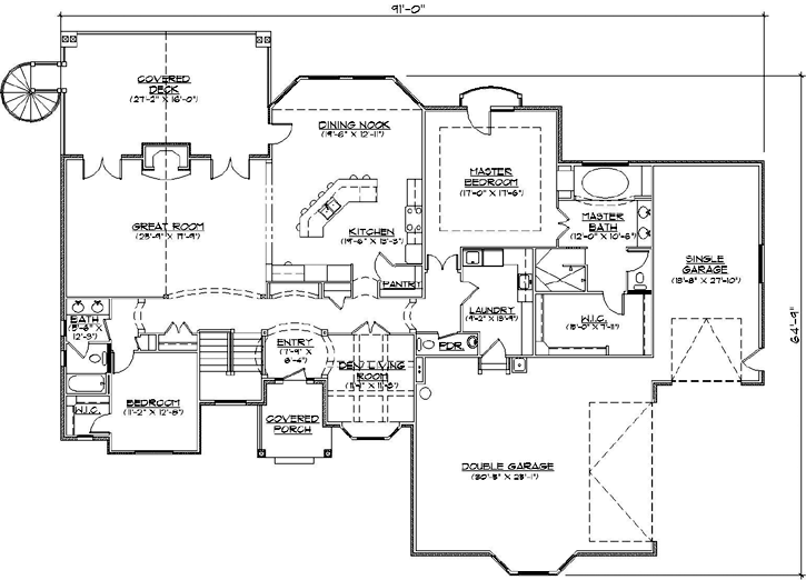 Main Floor Plan: 53-198