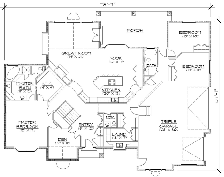 Main Floor Plan: 53-199